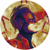 Tapet/Tatuaj De Perete Autoadeziv    Pictură Avengers Căpitanul Marvel Helmet  Dimensiuni 125 X 125 Cm